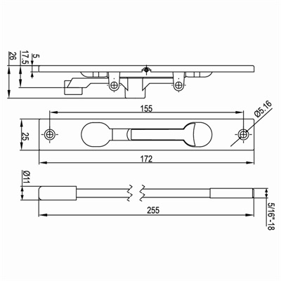 插销CX-D01尺寸图
