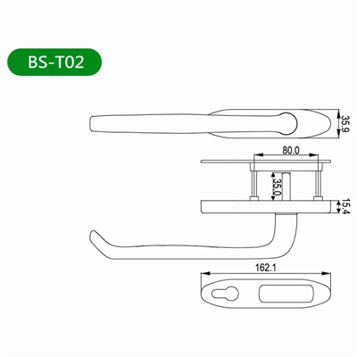 提升推拉门把手BS-T02尺寸图