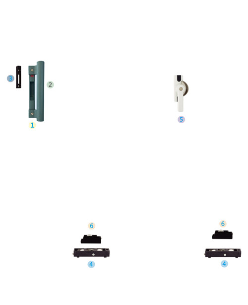 推拉门五金件WSL-01